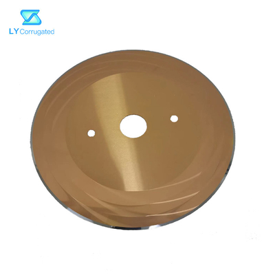 lâminas circulares revestidas douradas da talhadeira 90.0-92.5hra para a máquina de corte de papel da talhadeira
