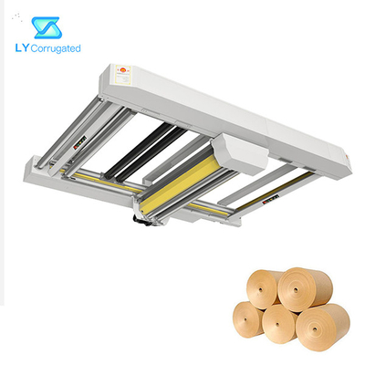 Máquina coladora do ondulador de 2 camadas, Eco100 80m/Min Carton Box Maker Machine