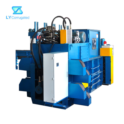 Máquina de embalagem reciclável da caixa, prensa 400-500kg/M3 horizontal automática