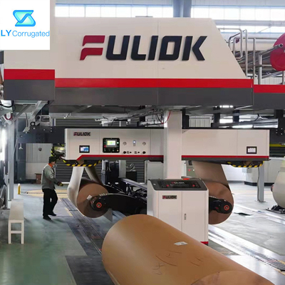 máquina coladora do ondulador da auto planta 350m/min para 3/5/7/9 de linha de produtos do cartão ondulado