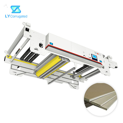 Máquina coladora de papel automática do controlo do motor servo para a linha de produção da placa de gipsita
