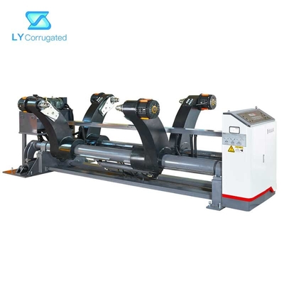 máquina ondulada da cartonagem da caixa de 1400mm, suporte de rolo de moinho hidráulico