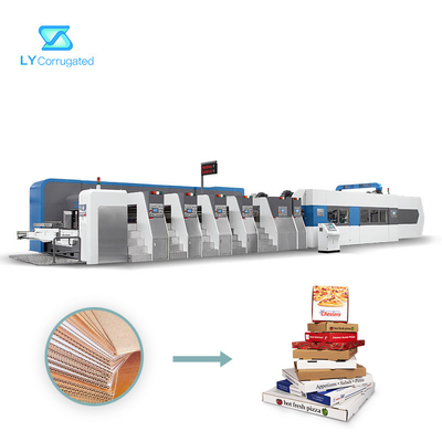 Multi máquina de impressão 320pcs/de Flexo da cor Min For Corrugated Carboard