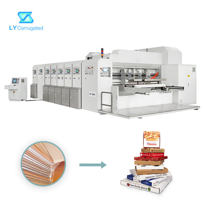 A impressora Slotter Machine Two do TUV Flexo colore 5000KG para a caixa de embalagem da caixa da caixa