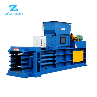Máquina de embalagem reciclável da caixa, prensa 400-500kg/M3 horizontal automática