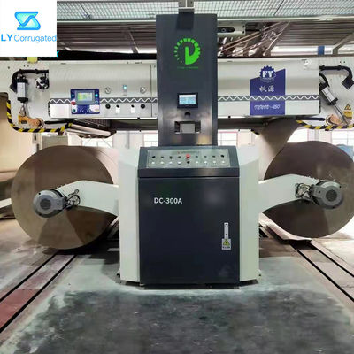 Máquina coladora do rolo da alta velocidade pneumática do freio auto para linha de produção ondulada